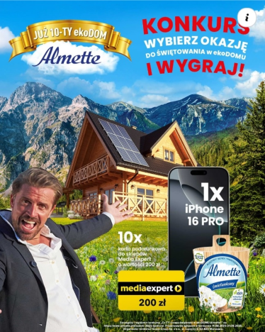 Konkurs "Wybierz Co TY chcesz świętować w ekoDOMU Almette?"