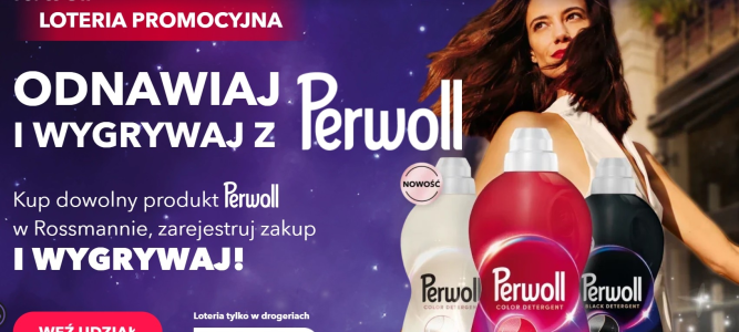 Loteria promocyjna Perwoll - odnawiaj i wygrywaj Rossmann