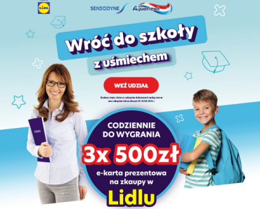 Konkurs ''Wróć do szkoły z uśmiechem!'' Lidl