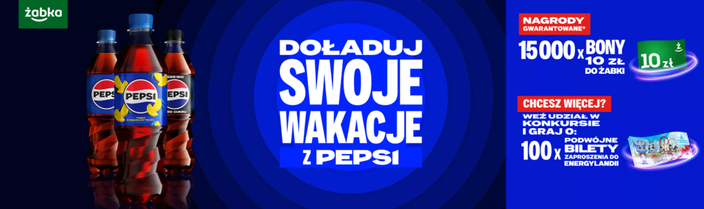 Konkurs "Doładuj swoje wakacje z Pepsi" Żabka