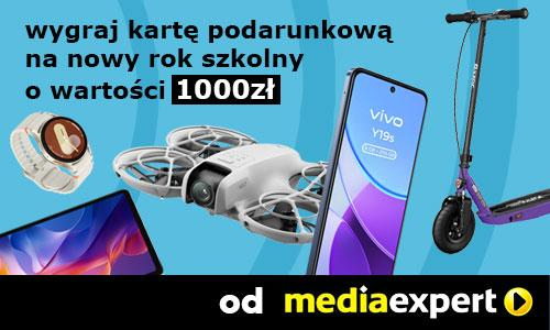 Wygraj 1000 złotych do Media Expert do godz. 7:00