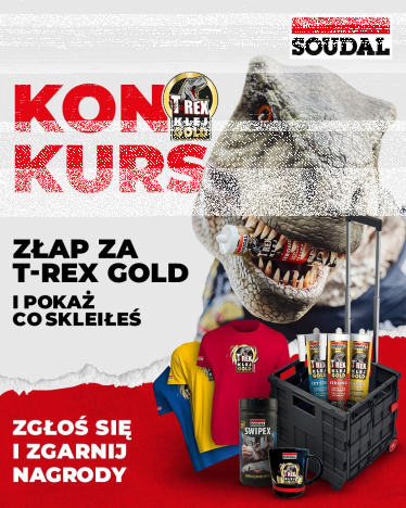 Konkurs "ZŁAP T-REX GOLD I POKAŻ CO SKLEIŁEŚ"