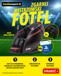 Wygraj fotel masujący IREST! Media Expert