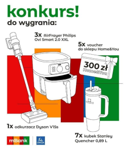 Konkurs "Włącz spokój z mBankiem i uniqua"