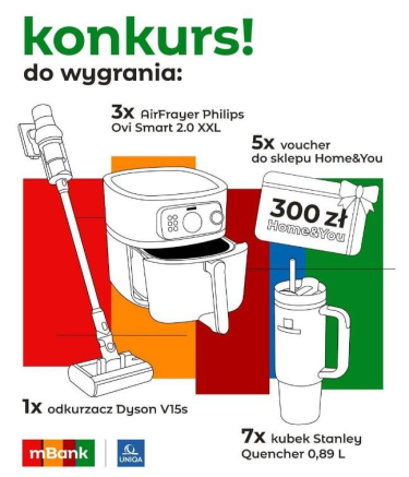 Konkurs "Włącz spokój z mBankiem i uniqua"