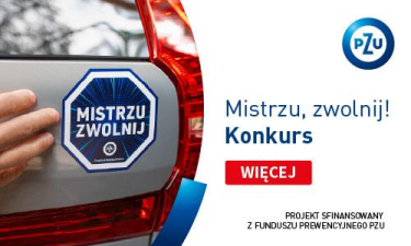 Konkurs "Mistrzu, zwolnij" do godz. 10:00