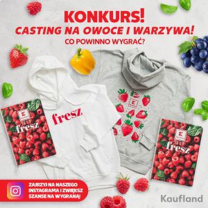 Konkurs "Casting na owoce i warzywa"