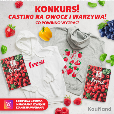Konkurs "Casting na owoce i warzywa"