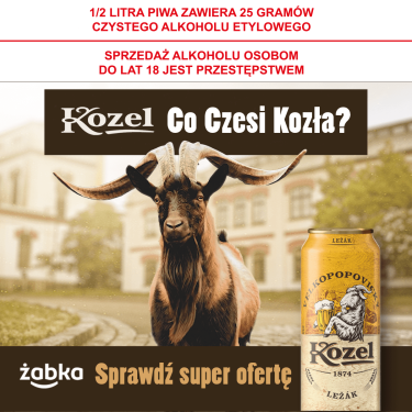 Promocja "Co Czesi Kozła?" Żabka, 18+