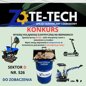 Wygraj hulajnogę na Bednarach! do godz. 20:00