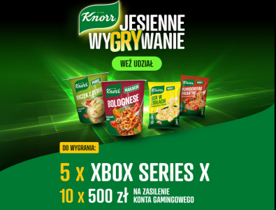 Konkurs "Knorr-jesienne wygrywanie" Żabka