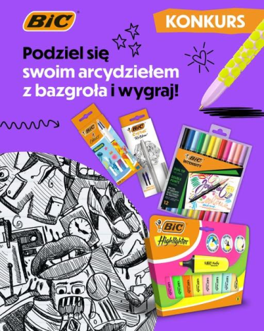 Konkurs "Pokaż nam swoje arcydzieło z bazgroła" BIC