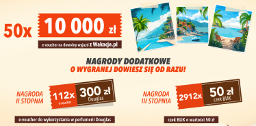 Loteria "Spraw, by chwila była buene" etapy tygodniowe