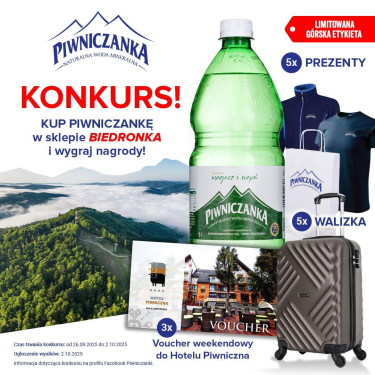 Konkurs "Piwniczanka w Biedronce"