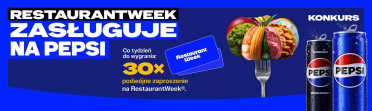 Konkurs "RestaurantWeek® z Pepsi Jesień 2025"