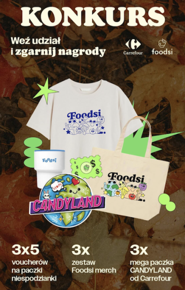 Wygraj paczkę od Foodsi i Carrefour