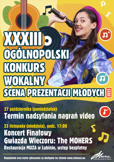 XXXIII Ogólnopolski Konkurs Wokalny "Scena Prezentacji Młodych"