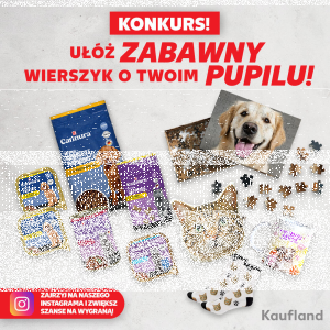Konkurs "Ułóż zabawny wierszyk o swoim psie lub kocie"