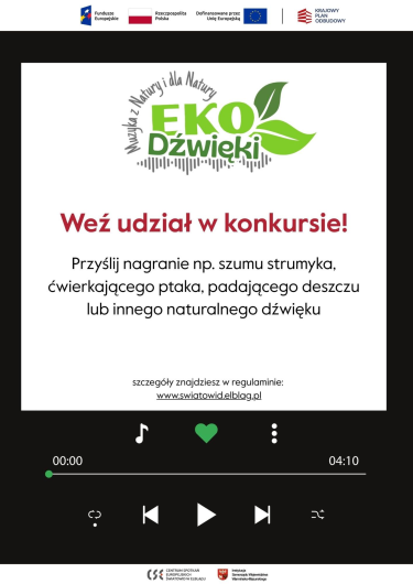 Konkurs na dźwięki "Usłysz naturę"