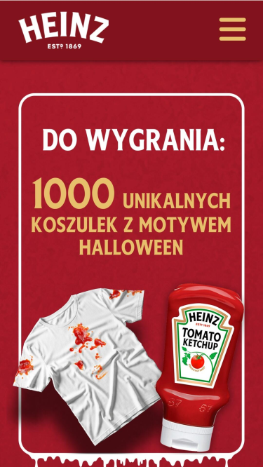 Konkurs "Halloween z Heinz" Żabka