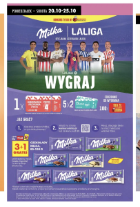 Konkurs "Milka x LALIGA" Biedronka