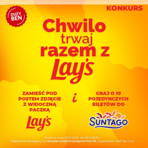 Konkurs "Chwilo trwają razem z lays"