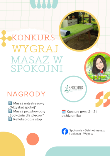 Konkurs w Spokojni - wygraj masaż
