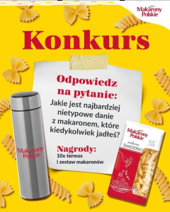 Konkurs "Światowy Dzień Makaronu"