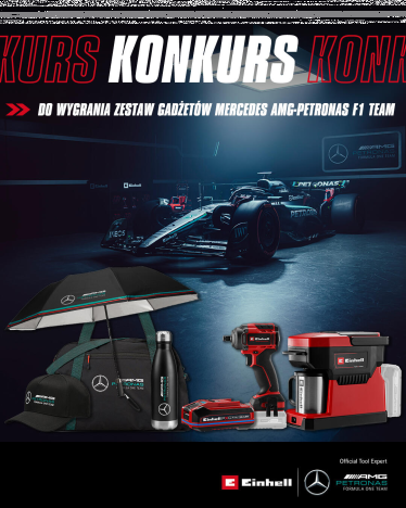 Konkurs "FAN PACK MERCEDES-AMG PETRONAS F1 TEAM x EINHELL"