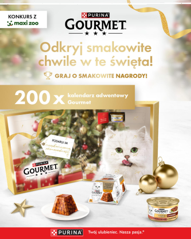 Konkurs "Odkryj smakowite chwile w te święta z Gourmet"