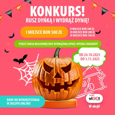 Konkurs "Rusz dyńką i wydrąż dynię"