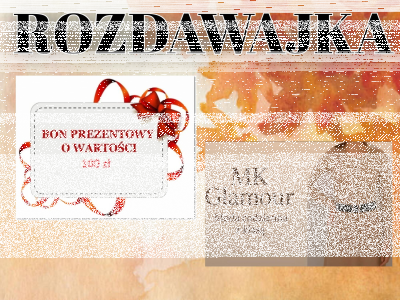 Konkurs "Zgarnij BON 100ZŁ na zakupy u sponsora"