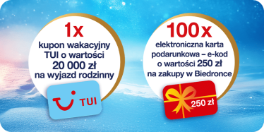 Konkurs "Ciesz się zimą z wyjątkowymi nagrodami od Fairy, Ambi Pur" Biedronka