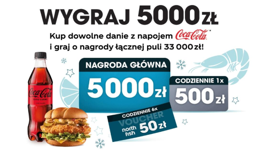Loteria "Prezenty od North Fish i Coca-Cola"
