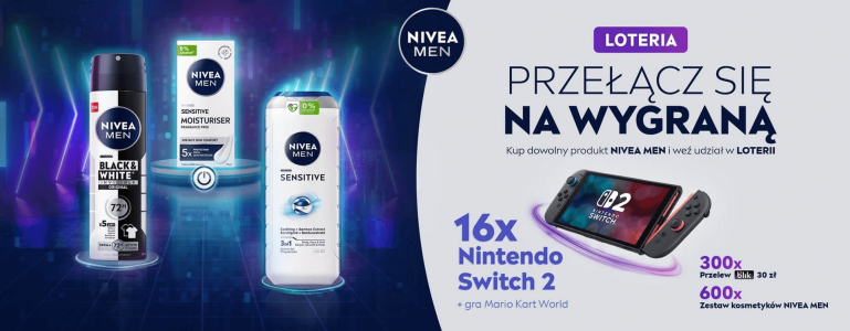 Loteria "NIVEA Przełącz się na wygraną"