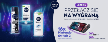 Loteria "NIVEA Przełącz się na wygraną"