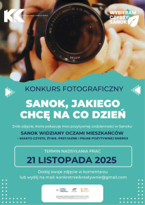 Konkurs fotograficzny "Sanok, jakiego chcę na co dzień"
