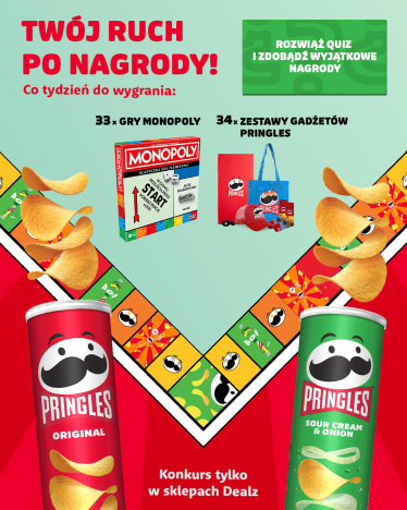 Konkurs "Pringlesowa Przygoda: Planszowy Szlak do Monopoly"