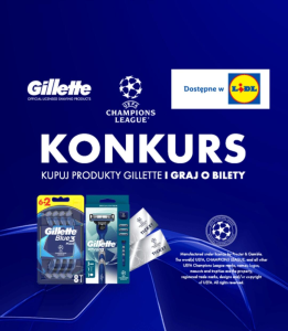 Konkurs "Gillett" Lidl