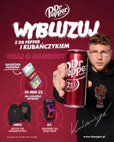 Konkurs "Wybluzuj z DrPepper & Kubańczykiem"