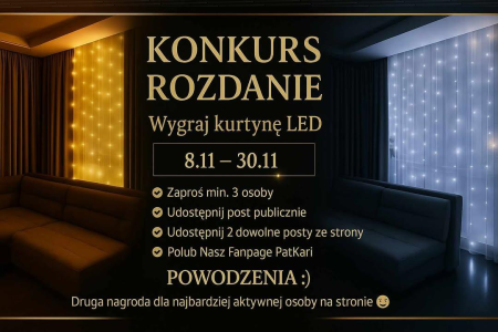 Wygraj kurtynę LED