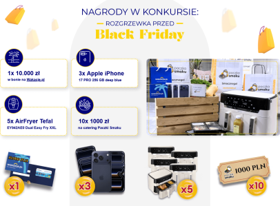 Konkurs "Rozgrzewka przed Black Friday Paczka Smaku"
