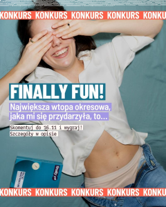 Wygraj produkty menstruacyjne Finally.me