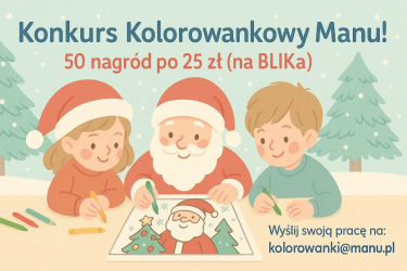 Konkurs plastyczny dla dzieci "Pokoloruj kolorowankę i wygraj"