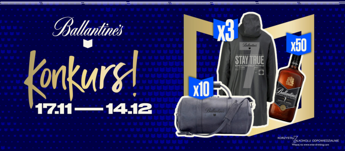 Konkurs "Twoja chwila z BALLANTINE’S 7" 18+
