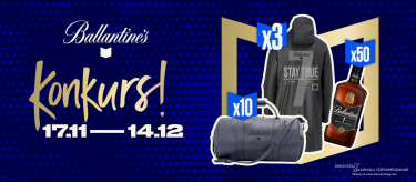 Konkurs "Twoja chwila z BALLANTINE’S 7" 18+