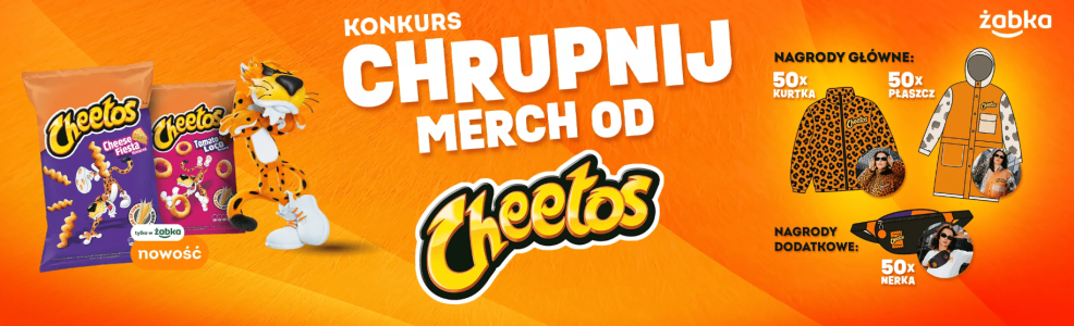 Konkurs Cheetos "Chrupnij merch" Żabka