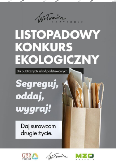 Wołomin: Listopadowy konkurs ekologiczny