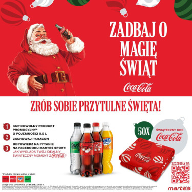 Konkurs "Zrób sobie przytulne święta" Coca-Cola Martes