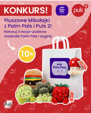 Konkurs "Pluszowe Mikołajki z Palm Pals i Puls 2"